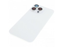 Задняя крышка для iPhone 15 Pro Max (белый) в сборе, ориг