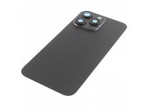 Задняя крышка для iPhone 15 Pro Max (черный) в сборе, ориг