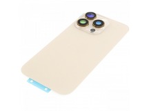 Задняя крышка для iPhone 16 Pro Max (золотой титан) в сборе, ориг
