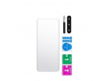 Пленка/стекло на дисплей для XIAOMI Mi 11 Ultra с ультрaфиолетовымклеем (Стекло, UV- клей, UV-лампа, салфетки)