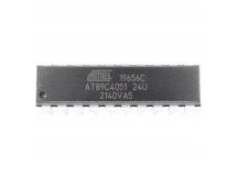 Микроконтроллеры Microchip AT89C4051-24PU (DIP-20) Микроконтроллер8-Бит, 8051