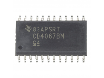 Логические микросхемы TI CD4067BM (SO-24) Аналоговыймультиплексор