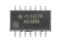 Логические микросхемы TI SN74HC4066NSR (SO-14) Коммутатораналогового сигнала