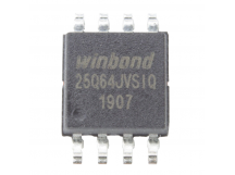 Микросхемы памяти WINBOND W25Q64JVSSIQ (SO-8) Флеш-память64Mbit SPI