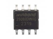 Микросхемы памяти WINBOND W25Q80DVSNIG (SO-8) Флеш-память8Mbit SPI