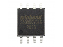 Микросхемы памяти WINBOND W25Q80DVSSIG (SO-8) Флеш-память8Mbit SPI
