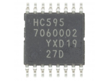 Логические микросхемы Nexperia 74HC595PW (TSSOP-16) Сдвиговыйрегистр 8-раз.