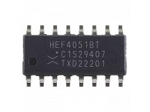 Логические микросхемы NXP HEF4051BT (SO-16) 8-ми канальныйаналоговый мультиплексор/демультиплексор