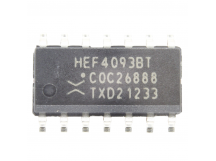 Логические микросхемы NXP HEF4093BT (SO-14) Логический элемент2И-НЕ с триггерами Шмитта
