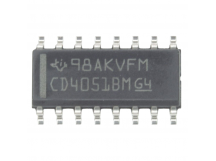 Логические микросхемы TI CD4051BM96 (SO-16) Аналоговыймультиплексор