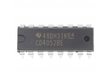 Логические микросхемы TI CD4052BE (DIP-16) Аналоговыймультиплексор
