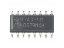 Логические микросхемы TI CD4052BM96 (SO-16) Аналоговыймультиплексор