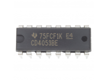 Логические микросхемы TI CD4053BE (DIP-16) Аналоговыймультиплексор