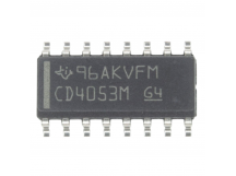 Логические микросхемы TI CD4053BM (SO-16) Аналоговыймультиплексор