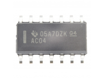 Логические микросхемы TI SN74AC04DR (SO-14) Логический элемент НЕ