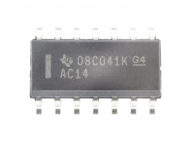 Логические микросхемы TI SN74AC14DR (SO-14) Триггер Шмитта синвертором