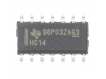 Логические микросхемы TI SN74HC14D (SO-14) Инвертор с триггеромШмидта 6-каналов