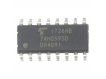 Логические микросхемы TOSHIBA 74HC595D (SO-16) Сдвиговый регистр8-раз.