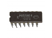 Логические микросхемы Россия КМ155ИЕ4 (DIP-14) Счетчик-делитель на12