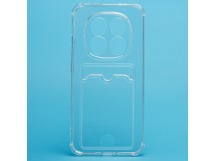 Чехол-накладка - SC276 с картхолдером для "Xiaomi Redmi Note 15 Pro 5G" (transparent) (245010)