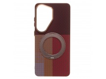 Чехол-накладка Luxo Creative PC с подставкой для "Samsung Galaxy S26 Ultra" (LF150) (brown) (245255)