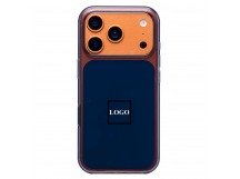 Чехол-накладка PC Clear Case SafeMag 1:1 для "Apple iPhone 17 Pro/18 Pro" (blue) (245398)
