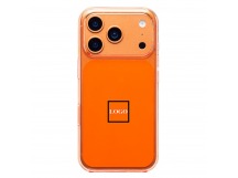 Чехол-накладка PC Clear Case SafeMag 1:1 для "Apple iPhone 17 Pro/18 Pro" (orange) (245399)