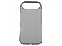 Задняя накладка для iPhone 17 Air (ультратонкая, защита от отпечатковпальцев, силиконовая), прозрачно - черная (Guardian) (Full Case) KZDOO
