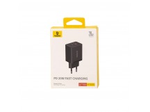 СЗУ Baseus Cube (Быстрая зарядка) (USB A+USB C) (20W) (Черный)