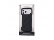 Чехол Magssory Aramid Zero Case MagSafe iPhone 17 Pro Max (Черный) CFB048