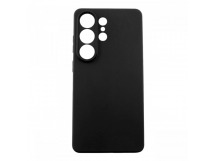 Задняя накладка для Samsung SM-S948 Galaxy S26 Ultra (ультратонкая,защита от отпечатков пальцев, силиконовая), черная (Q Series) (FullCase) KZDOO