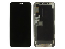 Дисплей для iPhone 11 Pro Max + тачскрин + рамка (черный), SOFTOLED JK (шлейф IC)