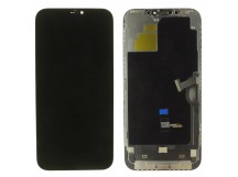 Дисплей для iPhone 12 Pro Max + тачскрин + рамка (черный), SOFTOLED JK (шлейф IC)