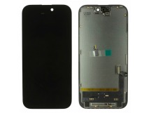 Дисплей для iPhone 15 + тачскрин + рамка (черный), SOFT OLED JCID(шлейф IC)