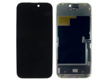 Дисплей для iPhone 15 Pro + тачскрин + рамка (черный), SOFT OLEDJCID (Diagnosable Screen, без ошибки) 120Hz