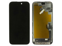 Дисплей для iPhone 16 + тачскрин + рамка (черный), SOFT OLED JCID(шлейф IC)