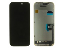 Дисплей для iPhone 16 Pro + тачскрин + рамка (черный), SOFT OLEDJCID (Diagnosable Screen, без ошибки) 120Hz