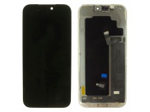 Дисплей для iPhone 17 Pro Max + тачскрин + рамка (черный), SOFTOLED JK (шлейф IC) 120Hz