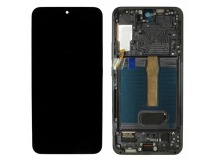 Дисплей для Samsung SM-S906 Galaxy S22 Plus 5G + тачскрин + рамка(черный), OLED LCD