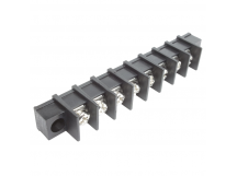 Барьерные клеммники CNLIFENG LF413SM-10.0-08P [LF55SM] (Черный)Барьерный клеммник на плату 8 конт. шаг 10мм 300В 30А