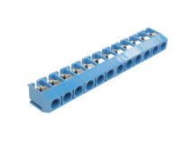 Винтовые клеммники KAIFENG KF301V-5.0-12P-1B (Синий) Винтовойклеммник на плату 12 конт. шаг 5мм 250В 17,5А