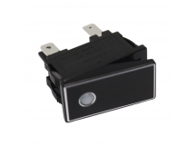 Клавишные переключатели LANBOO LBCX ПереключательLBCX2810.5-H202/R220V/PC(L) черный с индикатором 220В ON-OFFDPST 250В 16А (красный) пластик