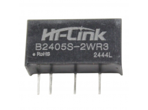 Модули питания Hi-Link B2405S-2WR3 Модуль DC-DC преобразователь сгальванической развязкой Uвх=24В Uвых=5В Pвых=2Вт