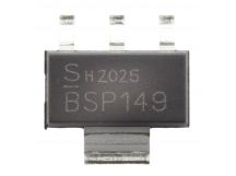 Полевые транзисторы INFINEON BSP149H6327XTSA1 (SOT-223) Полевойтранзистор N-MOSFET 200В 0,66А