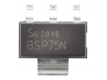 Полевые транзисторы INFINEON BSP75NHUMA1 (SOT-223)Интеллектуальный ключ N-MOSFET 60В 0,7А