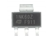 Полевые транзисторы STM STN1NK60Z (SOT-223) Полевой транзисторN-MOSFET 600В 0,3А