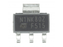 Полевые транзисторы STM STN1NK80Z (SOT-223) Полевой транзисторN-MOSFET 800В 0,25А