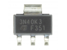 Полевые транзисторы STM STN3N40K3 (SOT-223) Полевой транзисторN-MOSFET 400В 1,8А