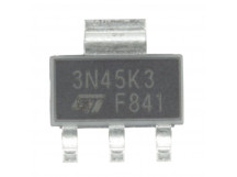 Полевые транзисторы STM STN3N45K3 (SOT-223) Полевой транзисторN-MOSFET 450В 0,6А