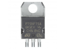 Полевые транзисторы STM STP75NF75 (TO-220) Полевой транзисторN-MOSFET 75В 80А